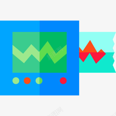 心电图医疗器械平板图标图标