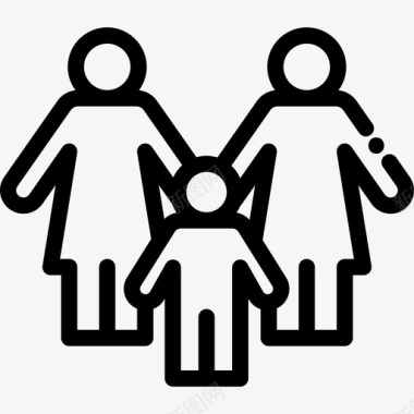 家庭家庭生活2直系图标图标