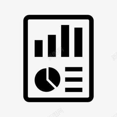 报表文件图表数据图标图标