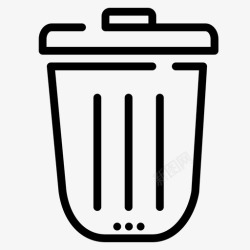 wi10垃圾桶三点垃圾桶垃圾桶删除图标高清图片