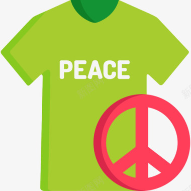 和平主义和平人权平淡图标图标