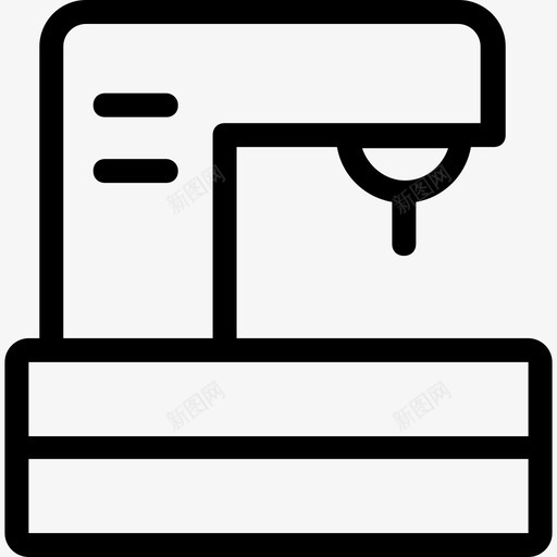 缝纫机缝纫18直线图标svg_新图网 https://ixintu.com 直线 缝纫18 缝纫机