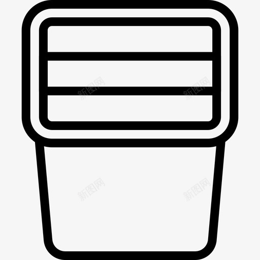 盒子咖啡店28直线型图标svg_新图网 https://ixintu.com 咖啡店28 盒子 直线型