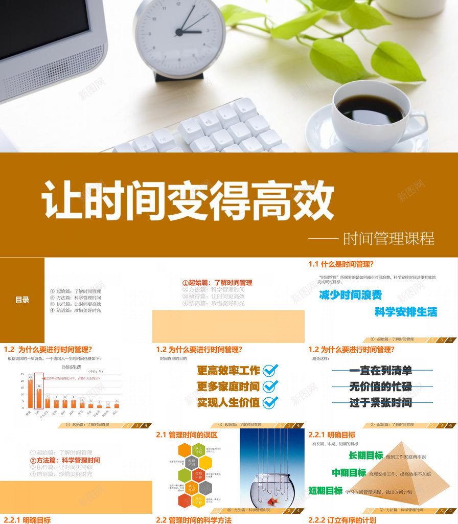 企业员工时间管理课件培训特色PPT模板_新图网 https://ixintu.com 企业 员工 培训 时间管理 特色 课件