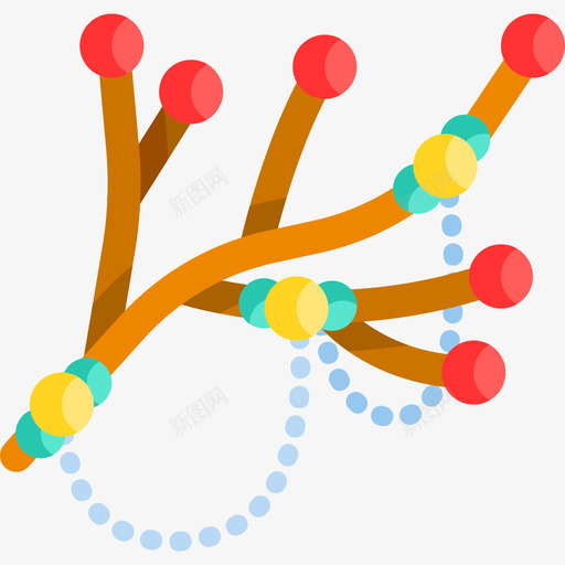 分支波西米亚风格4扁平图标svg_新图网 https://ixintu.com 分支 扁平 波西米亚风格4