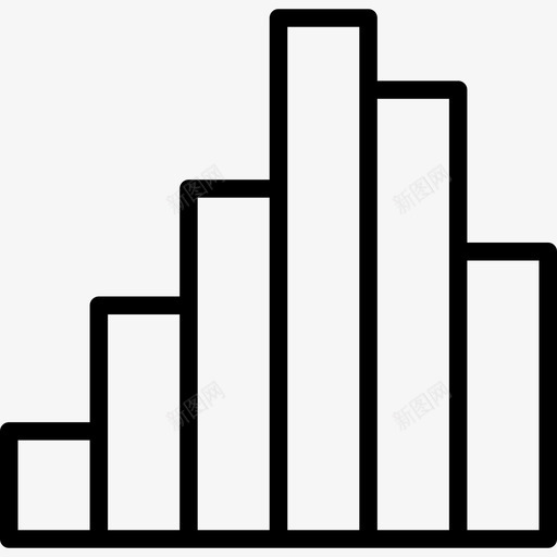 分析数据可视化4线性图标svg_新图网 https://ixintu.com 分析 数据可视化4 线性