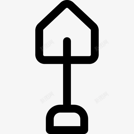 铲子紧急情况5直线图标svg_新图网 https://ixintu.com 直线 紧急情况5 铲子