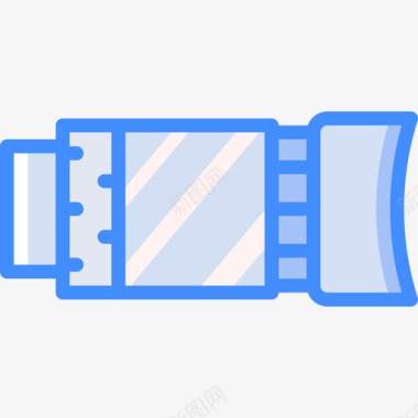 物镜摄影13蓝色图标图标