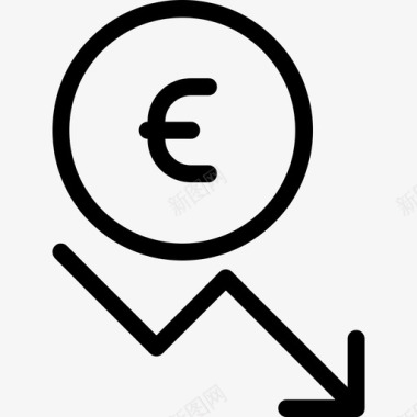欧元货币直系货币图标图标