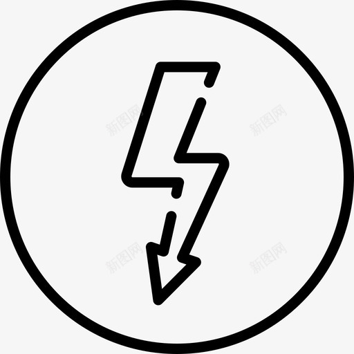 电气标志电工工具和元件3线性图标svg_新图网 https://ixintu.com 电工工具和元件3 电气标志 线性