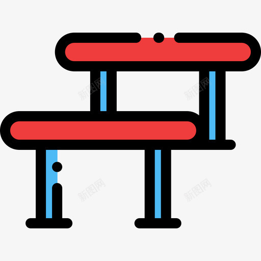 桶健身器材6线颜色图标svg_新图网 https://ixintu.com 健身器材6 桶 线颜色