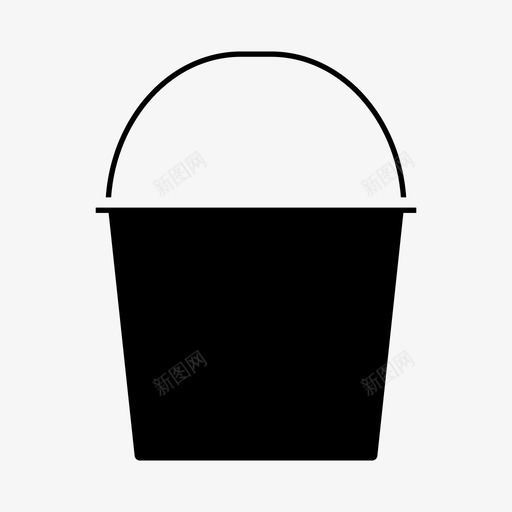 桶用户界面标志符号图标svg_新图网 https://ixintu.com 桶 用户界面标志符号