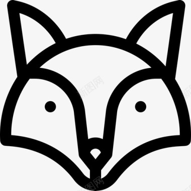 狐狸野生动物4直系图标图标