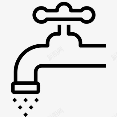 水龙头浴室水管图标图标