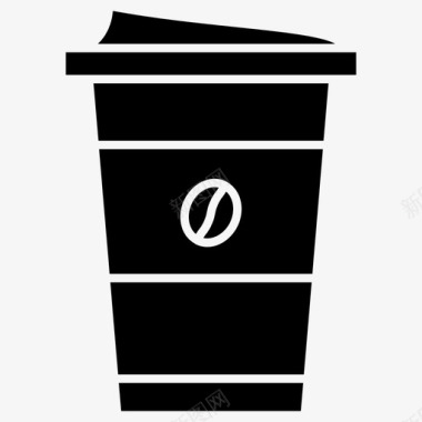 咖啡杯子外卖图标图标