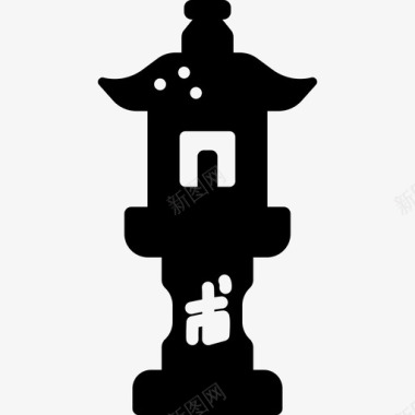 灯笼建筑日本图标图标