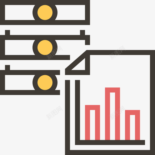 分析网络分析2黄影图标svg_新图网 https://ixintu.com 分析 网络分析2 黄影