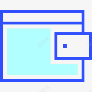 钱包金融银行线颜色图标图标