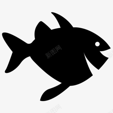虎鱼动物食物图标图标