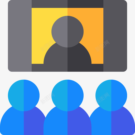 会议讨论7平淡图标svg_新图网 https://ixintu.com 会议 平淡 讨论7