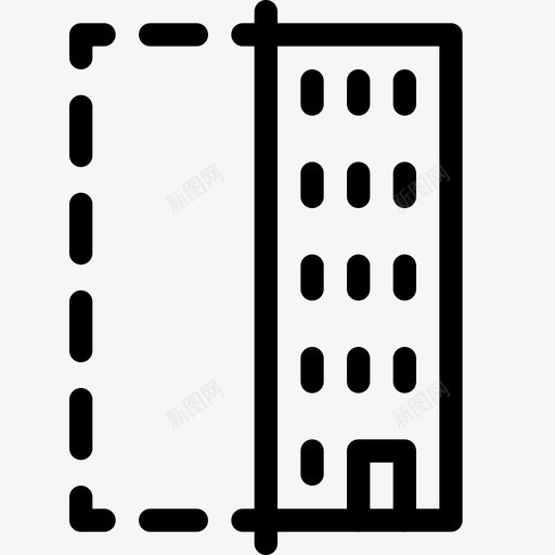 建筑施工图图表参考图标svg_新图网 https://ixintu.com 参考 图表 建筑施工图 建筑线条图标