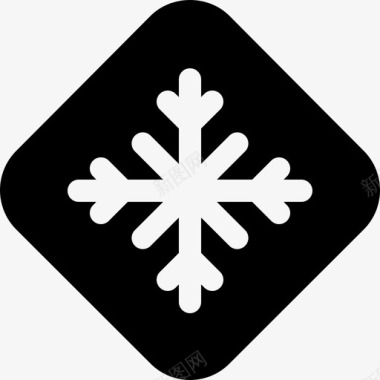 霜冻信号和禁令2已填充图标图标