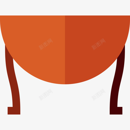 折叠桌家具16平面图标svg_新图网 https://ixintu.com 家具16 平面 折叠桌