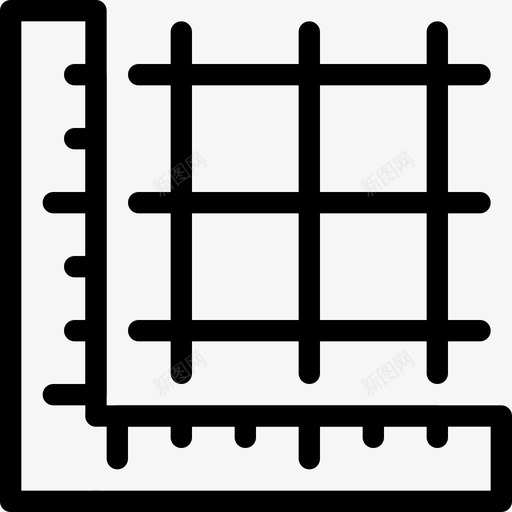 工作区体系结构7线性图标svg_新图网 https://ixintu.com 体系结构7 工作区 线性
