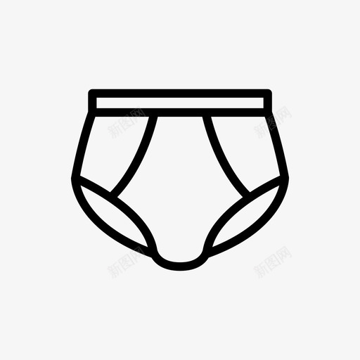 内衣衣服时装图标svg_新图网 https://ixintu.com 内衣 时装 泳衣 衣服 裤子
