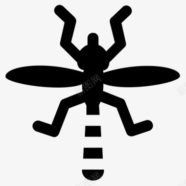 蜻蜓鹤蝇昆虫图标图标