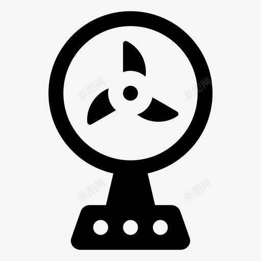 充电风扇迷你风扇便携式风扇图标svg_新图网 https://ixintu.com 便携式风扇 充电风扇 电池风扇 立式风扇 迷你风扇 通风和冷却字形图标