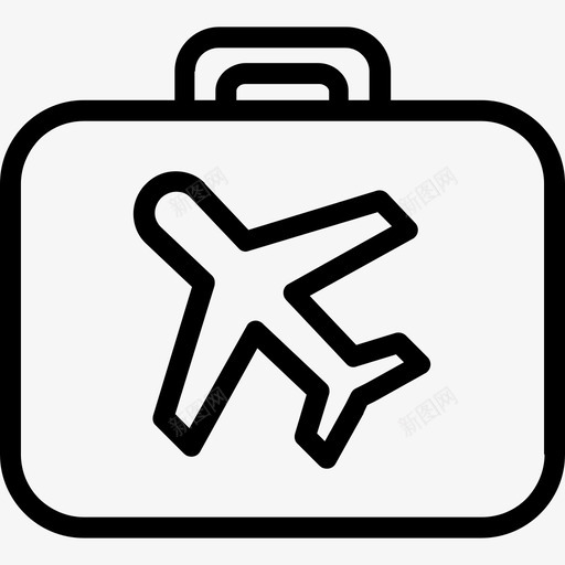 航空行李4直达图标svg_新图网 https://ixintu.com 直达 航空行李4