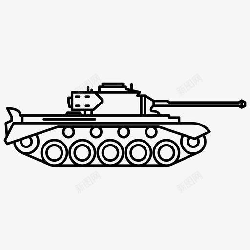 巡洋舰a34英国坦克战斗坦克图标svg_新图网 https://ixintu.com 坦克 巡洋舰a34英国坦克 战斗