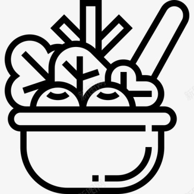 沙拉烧烤2直系图标图标