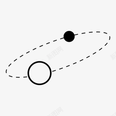 轨道宇宙路径图标图标