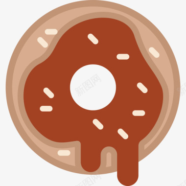 甜甜圈早餐3无糖图标图标