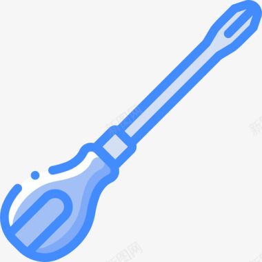 螺丝刀工具29蓝色图标图标