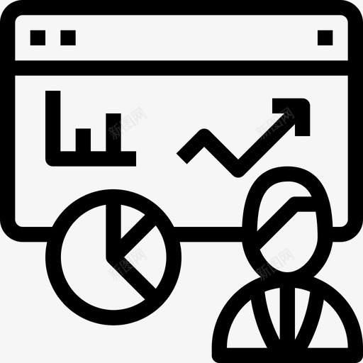 管理商业概念线性图标svg_新图网 https://ixintu.com 商业概念 管理 线性