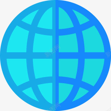 全球通讯80扁平图标图标