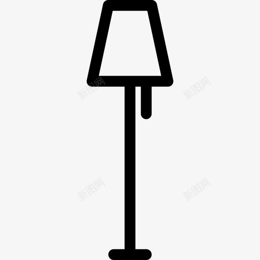 灯具室内家具2线性图标svg_新图网 https://ixintu.com 室内家具2 灯具 线性