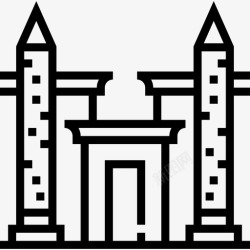 神庙逃亡2神庙埃及符号2直线图标高清图片