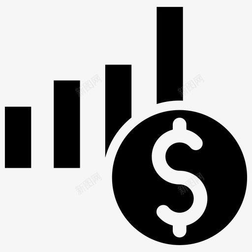 收益报告收益增长图标svg_新图网 https://ixintu.com 利润 商业和金融 增长 收入 收益 收益报告 货币