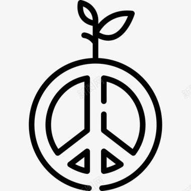 和平主义和平人权3直系图标图标