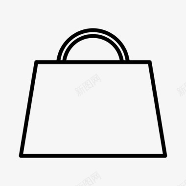 购物袋市场采购图标图标