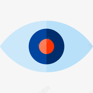 红眼照片编辑工具平面图标图标