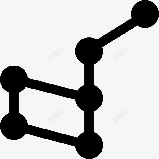 星座北极2填充图标svg_新图网 https://ixintu.com 北极2 填充 星座