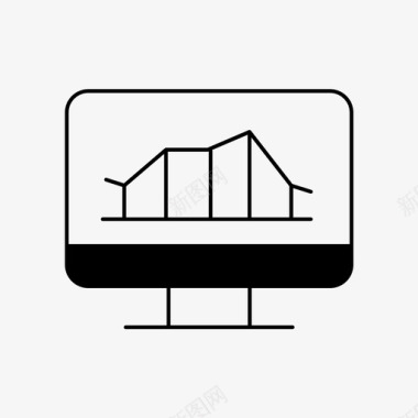 分析和统计图表计算机图标图标