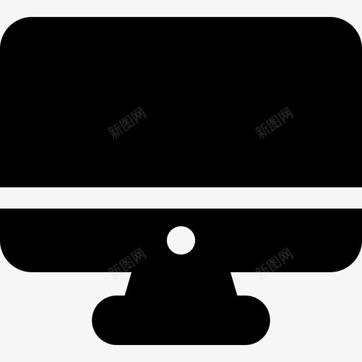 监视器销售12已填充图标svg_新图网 https://ixintu.com 已填充 监视器 销售12