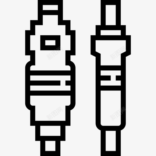 汽车配件汽车配件2线性图标svg_新图网 https://ixintu.com 汽车配件 汽车配件2 线性