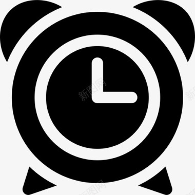 闹钟时间管理6已填充图标图标